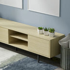 Glenwillow Home Atlas 78 x 20 Lowboy Mid-Century Modern TV Stand Console