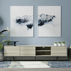 Glenwillow Home Atlas 78 x 20 Lowboy Mid-Century Modern TV Stand Console