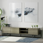 Glenwillow Home Atlas 78 x 20 Lowboy Mid-Century Modern TV Stand Console