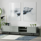 Glenwillow Home Atlas 78 x 20 Lowboy Mid-Century Modern TV Stand Console