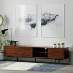 Glenwillow Home Atlas 78 x 20 Lowboy Mid-Century Modern TV Stand Console