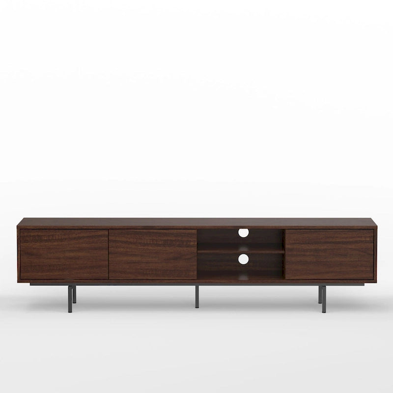 Glenwillow Home Atlas 78 x 20 Lowboy Mid-Century Modern TV Stand Console