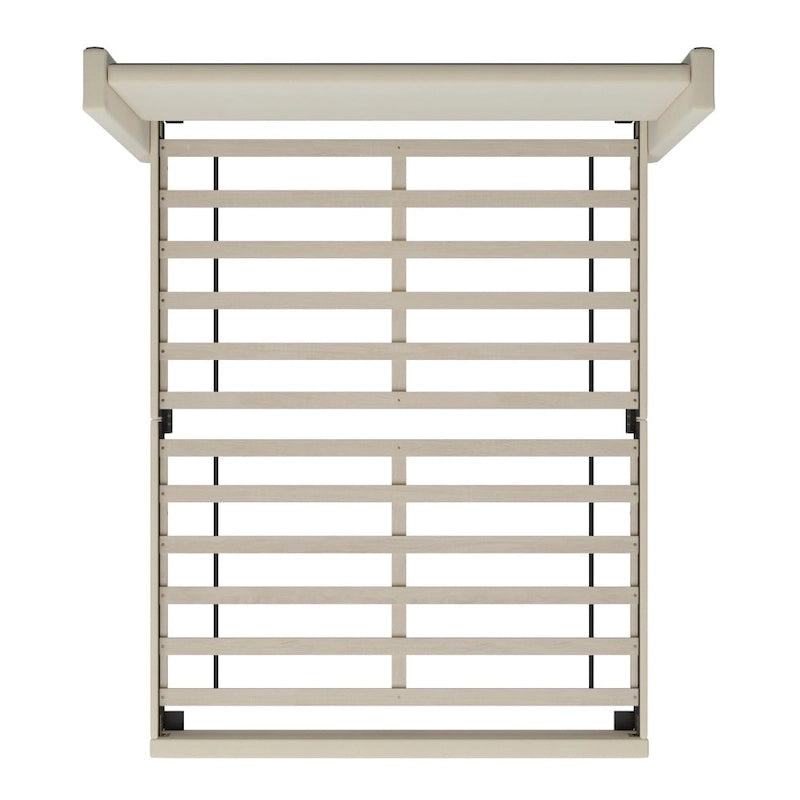 Upholstered Platform Bed with Channel Stitched Headboard