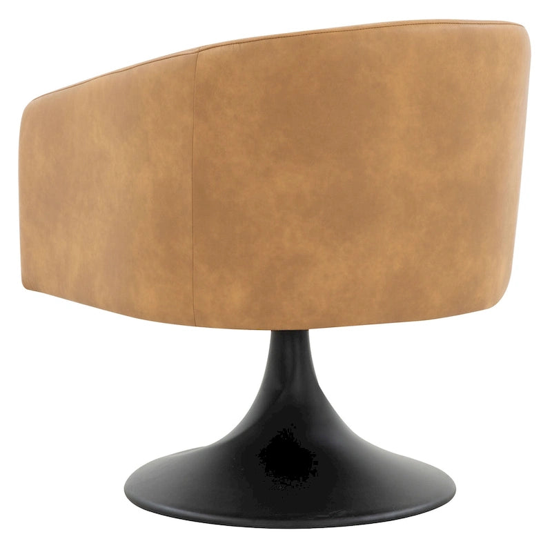 SAFAVIEH Couture Tela Pedestal Chair - 27.6 W x 29.7 L x 31.9 H - 27Wx30Dx32H