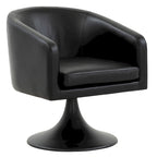 SAFAVIEH Couture Tela Pedestal Chair - 27.6 W x 29.7 L x 31.9 H - 27Wx30Dx32H