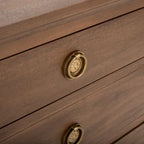 SAFAVIEH Couture Firyal 3-Drawer Wood Nightstand