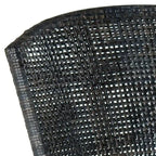 SAFAVIEH Iroda Black Dining Chair (Set of 2) - 17.5x21.8x33.3 - 18Wx22Dx33H