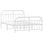 vidaXL 12 Inches Metal Bed Frame No Mattress