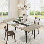 70.8 Inches Large Dining Table for 6-8 People