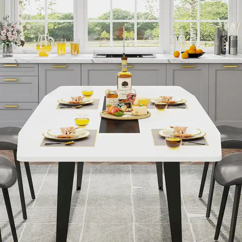 70.8 Inches Large Dining Table for 6-8 People