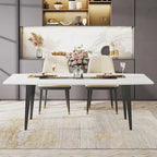 70.8 Inches Large Dining Table for 6-8 People