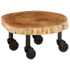 vidaXL Coffee Table Solid Wood Acacia 23.6x21.7x9.8