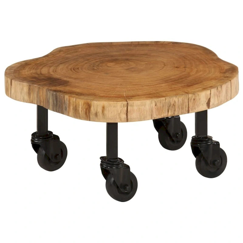 vidaXL Coffee Table Solid Wood Acacia 23.6x21.7x9.8