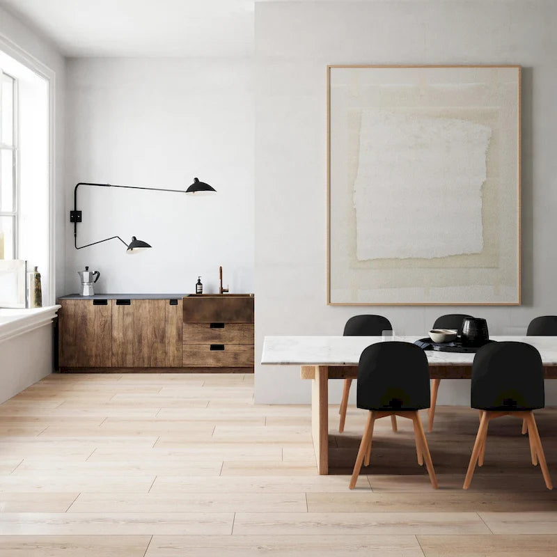 Set of 2 Plastic Dining Side Chair Wood For Event Kitchen Office Event Garden Patio Cafe