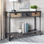 SAFAVIEH Edyth Grey Console - 44.5 x 13.4 x 31.5 - 45Wx13Dx32H