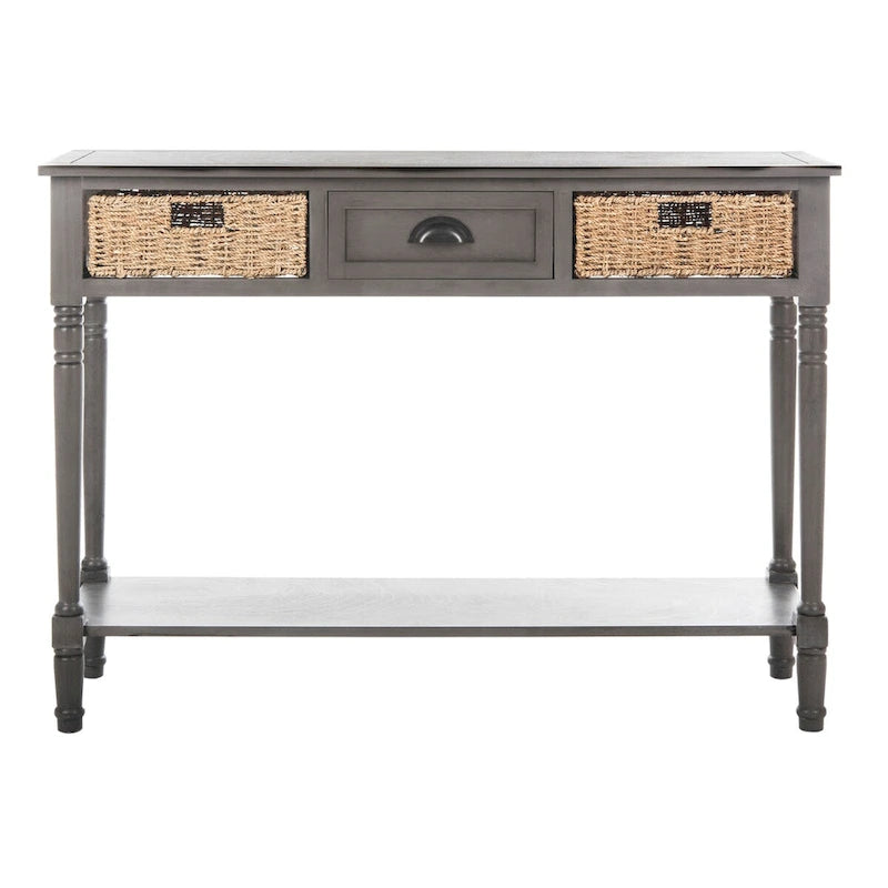 SAFAVIEH Edyth Grey Console - 44.5 x 13.4 x 31.5 - 45Wx13Dx32H
