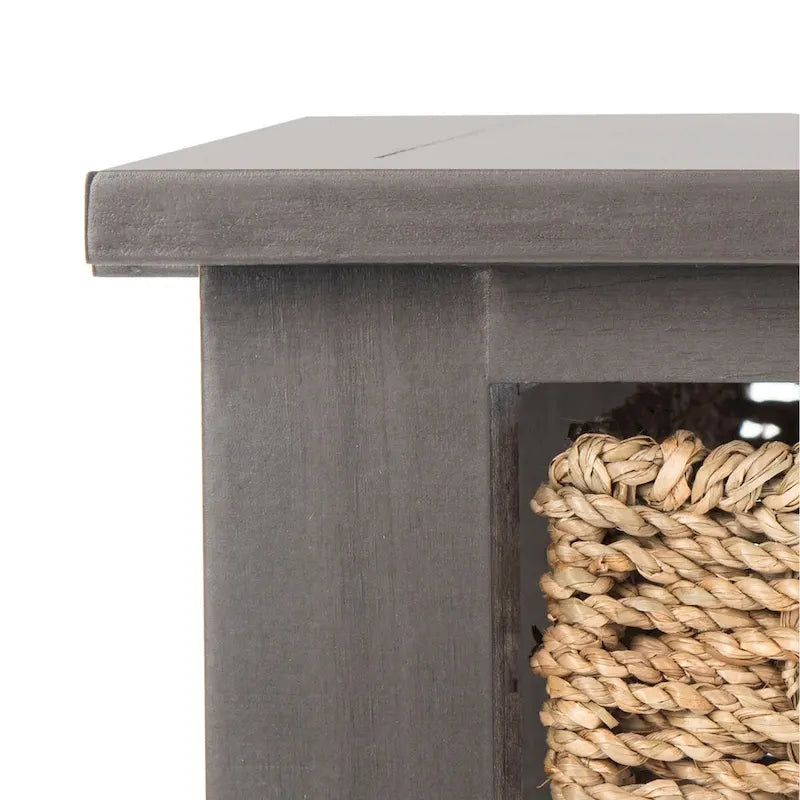 SAFAVIEH Edyth Grey Console - 44.5 x 13.4 x 31.5 - 45Wx13Dx32H