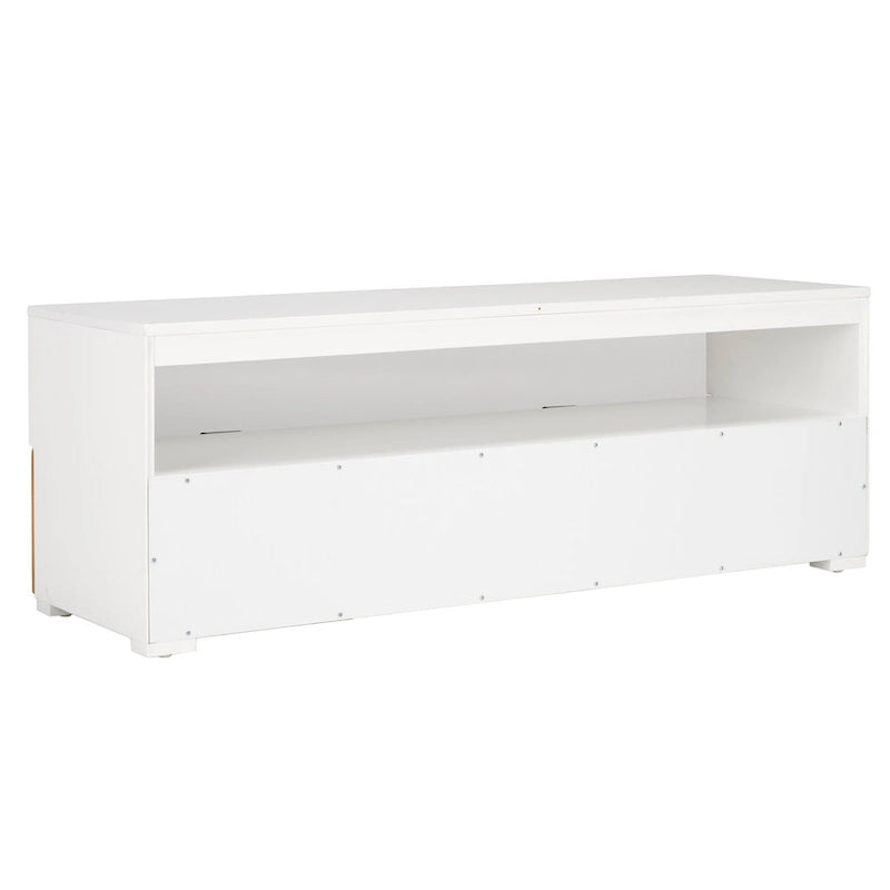 SAFAVIEH Kaitlyn 2-Drawer 1-Shelf Entertainment Media Stand (Fits Up To 55 Flatscreen TV) - 48Wx16Dx17H