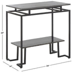 SAFAVIEH Malvina Single Shelf Rectangle Accent Table - 24 L x 14 D x 24 H - 24Wx14Dx24H