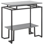 SAFAVIEH Malvina Single Shelf Rectangle Accent Table - 24 L x 14 D x 24 H - 24Wx14Dx24H