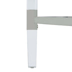 SAFAVIEH Couture Gunel Acrylic Console Table - 47.2 W x 17.7 L x 28.7 H - 47Wx18Dx29H