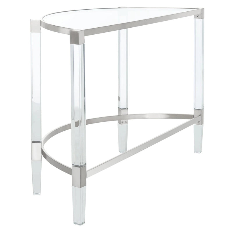 SAFAVIEH Couture Gunel Acrylic Console Table - 47.2 W x 17.7 L x 28.7 H - 47Wx18Dx29H