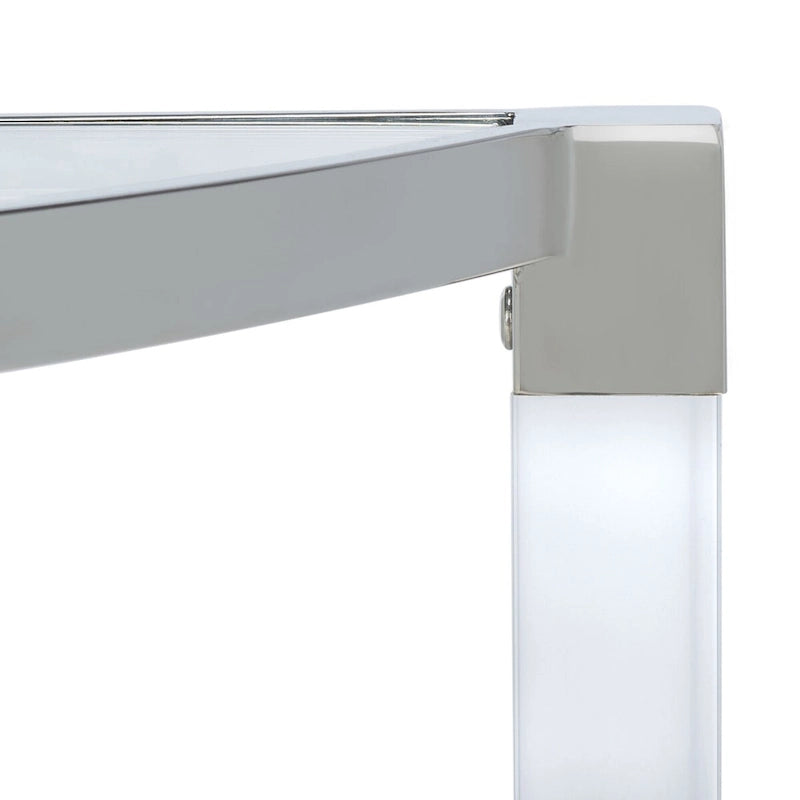 SAFAVIEH Couture Gunel Acrylic Console Table - 47.2 W x 17.7 L x 28.7 H - 47Wx18Dx29H