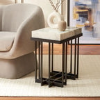 SAFAVIEH Mazie Rectangle Accent Table - 19 W x 13 D x 22 H - 19Wx13Dx22H