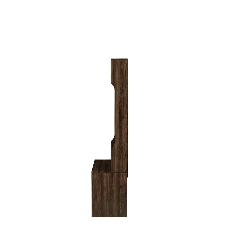 Hall Tree with Coat Rack, Bench, Drawers