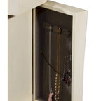 Paris Anitque White Jewelry Armoire Cabinet Organizer