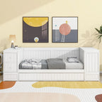 Twin Size Daybed with Storage Arms