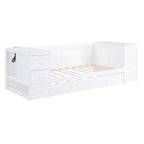 Twin Size Daybed with Storage Arms