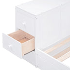 Twin Size Daybed with Storage Arms