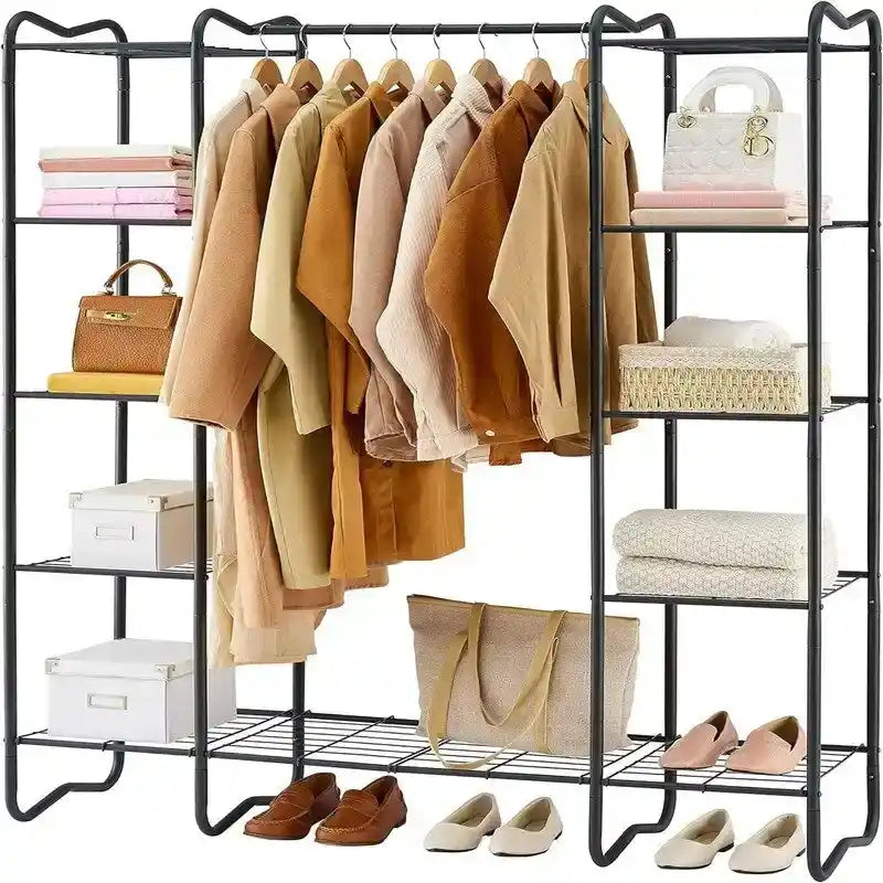 Portable Closet Wardrobe - 15.36D x 49.2W x 62.99H