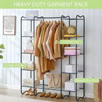Portable Closet Wardrobe - 15.36D x 49.2W x 62.99H