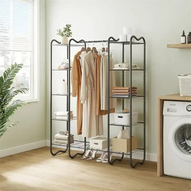 Portable Closet Wardrobe - 15.36D x 49.2W x 62.99H