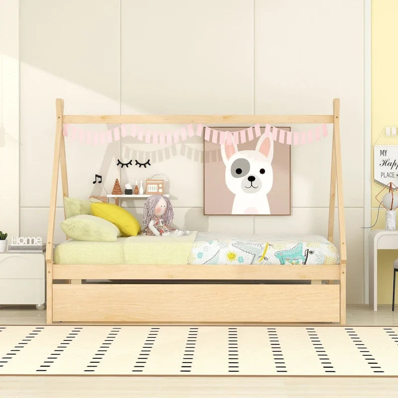 WW Twin size Tent Floor Bed