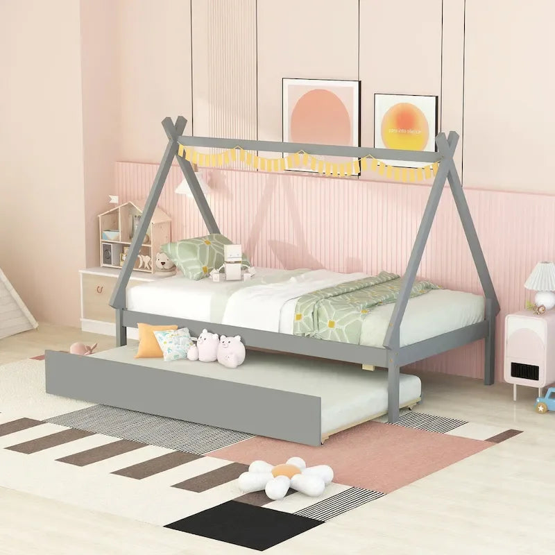 WW Twin size Tent Floor Bed