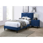 Velvet Gorgeous 1pc Nightstand for Bedroom Furniture