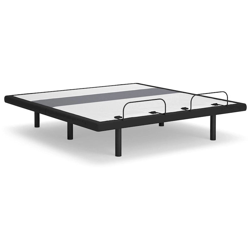 Signature Design by Ashley Best Base with Lumbar and Audio Black Adjustable Base