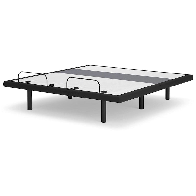 Signature Design by Ashley Best Base with Lumbar and Audio Black Adjustable Base