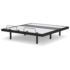 Signature Design by Ashley Best Base with Lumbar and Audio Black Adjustable Base