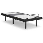 Signature Design by Ashley Best Base with Lumbar and Audio Black Adjustable Base