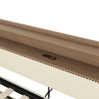 PU Leather Twin Size Daybed with Trundle