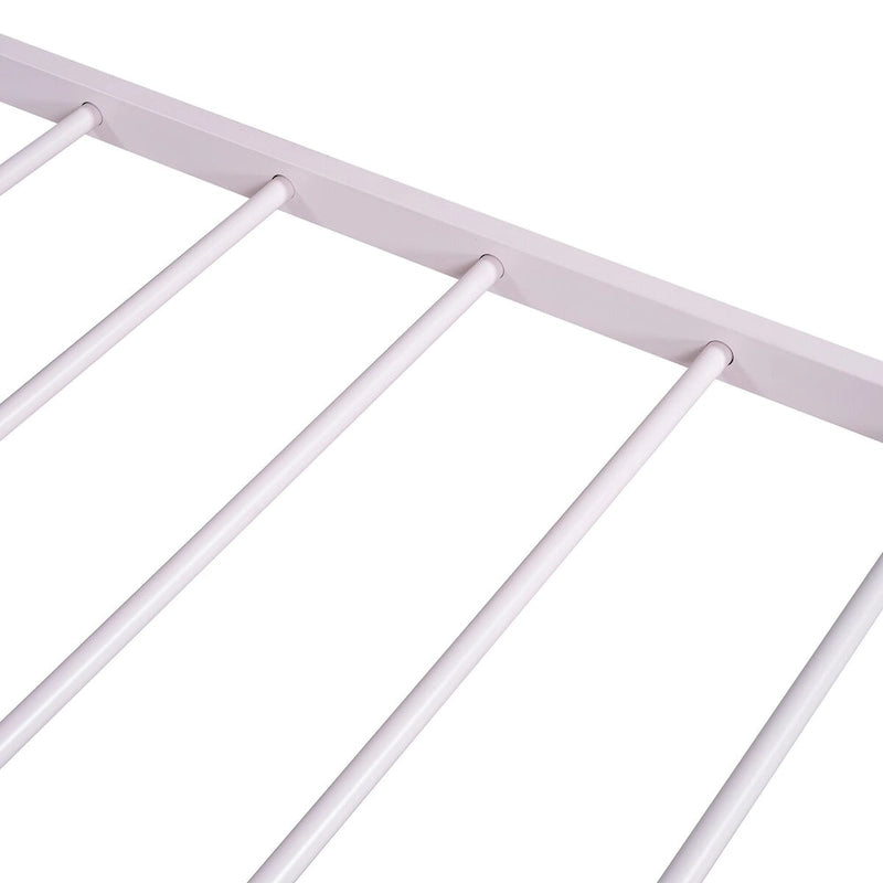 Full Size Metal Platform Bed with twin size trundle