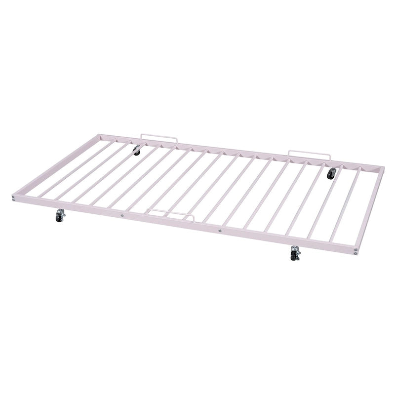 Full Size Metal Platform Bed with twin size trundle