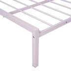 Full Size Metal Platform Bed with twin size trundle