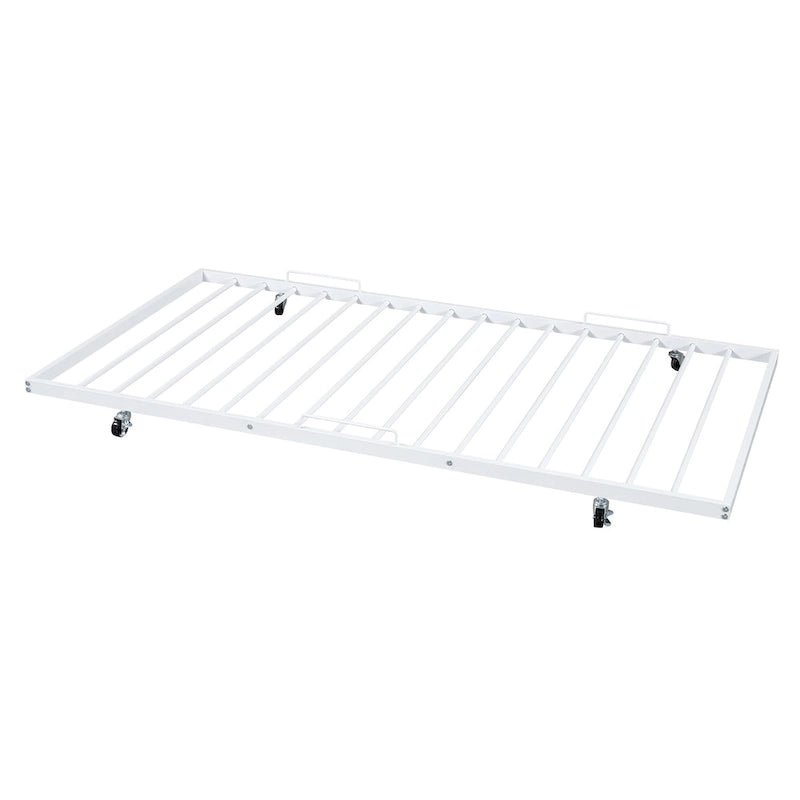 Full Size Metal Platform Bed with twin size trundle