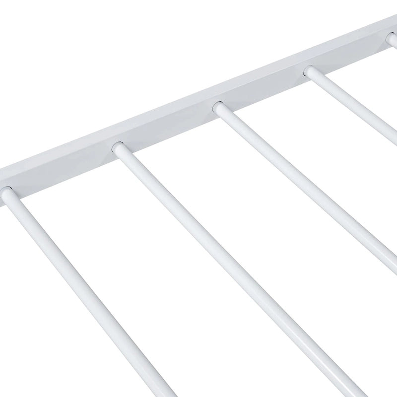 Full Size Metal Platform Bed with twin size trundle