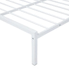 Full Size Metal Platform Bed with twin size trundle